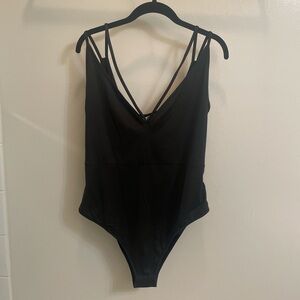 Black Strappy Bodysuit